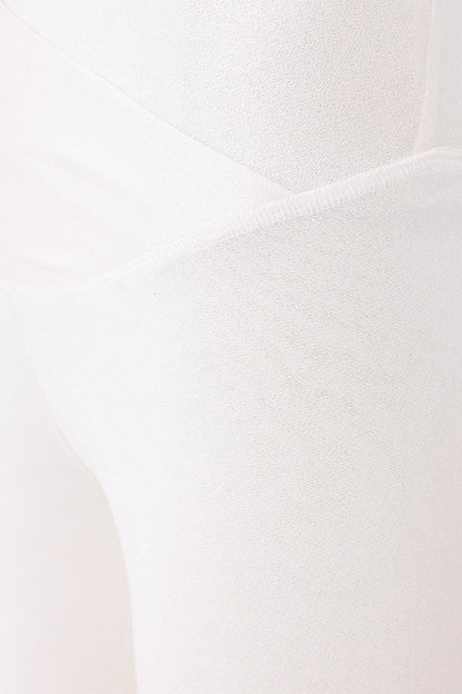 Women's Silk Bike Shorts - White