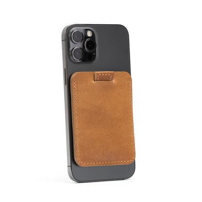Leather Wallet compatible with MagSafe - 6 cards