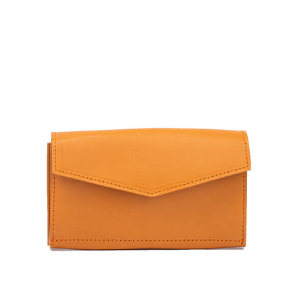 Leather AirTag Long Flap Wallet